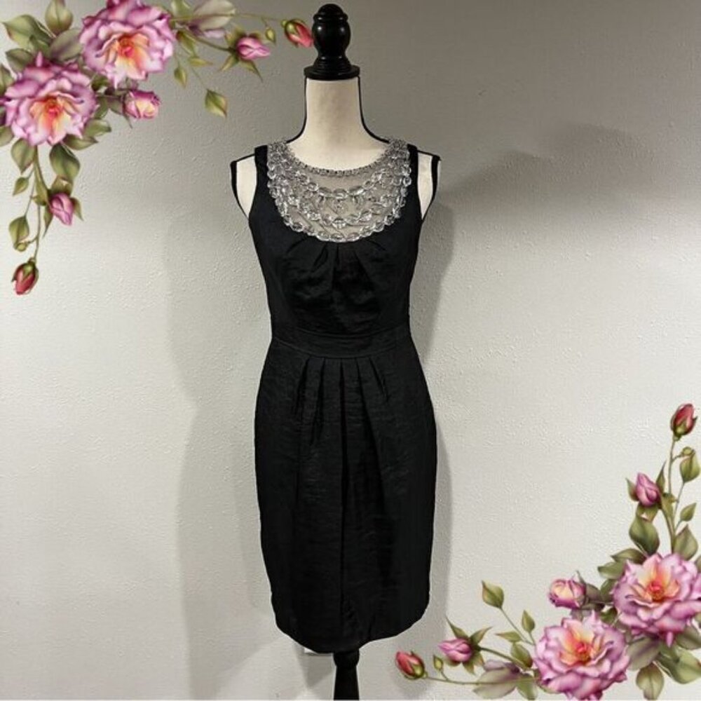 Adrianna Papell fitted beaded dress